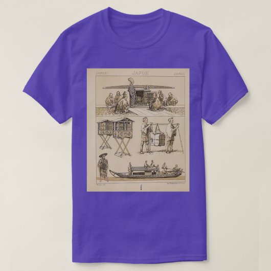 伝統的日本のファッション Tシャツ (デザイン正面)