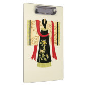 伝統的日本のフローラプリント クリップボード (右)