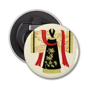 伝統的日本のフローラプリント 栓抜き