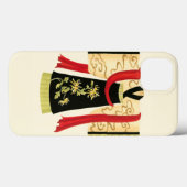 伝統的日本のフローラプリント Case-Mate iPhoneケース (裏面 (横))