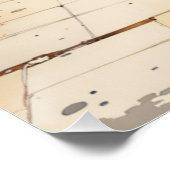 伝統的日本の着物シーン通りアート ポスター (コーナー)