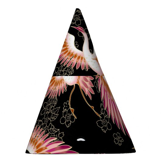 伝統的日本の紋様 パーティーハット (右)