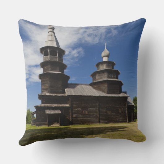 伝統的木造正教ロシアの会 クッション (裏面)