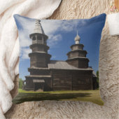 伝統的木造正教ロシアの会 クッション (ブランケット)