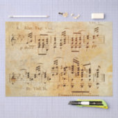 伝統的楽譜ティッシュペーパー 薄葉紙 (クラフト)