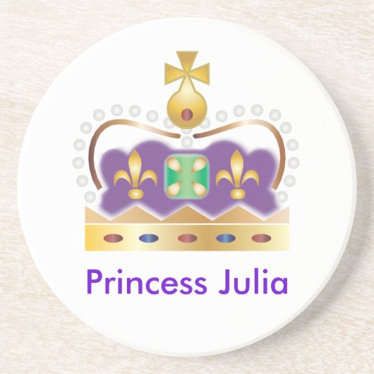 伝統的王室の冠 コースター (正面)