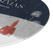 伝統的素朴冬のクリスマスプレゼント カッティングボード (角)