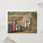 伝統的結婚ヴィンテージ カード (正面/裏面インサイチュ)