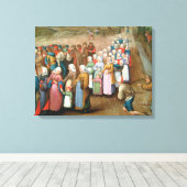 伝統的結婚ヴィンテージ キャンバスプリント (インサイチュ (ウッドフロア))