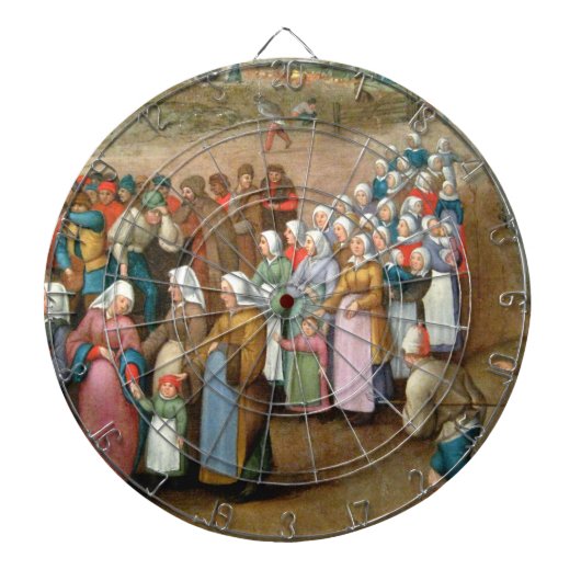 伝統的結婚ヴィンテージ ダーツボード (正面)