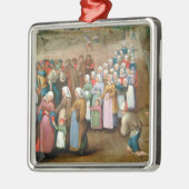 伝統的結婚ヴィンテージ メタルオーナメント (左)