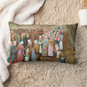 伝統的結婚ヴィンテージ ランバークッション (ブランケット)