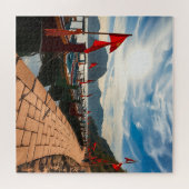 伝統的船 ジグソーパズル (横)