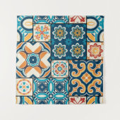 伝統的華美ポルトガルの装飾色 タペストリー (正面(横))