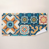 伝統的華美ポルトガルの装飾色 バスタオル (バスタオル)