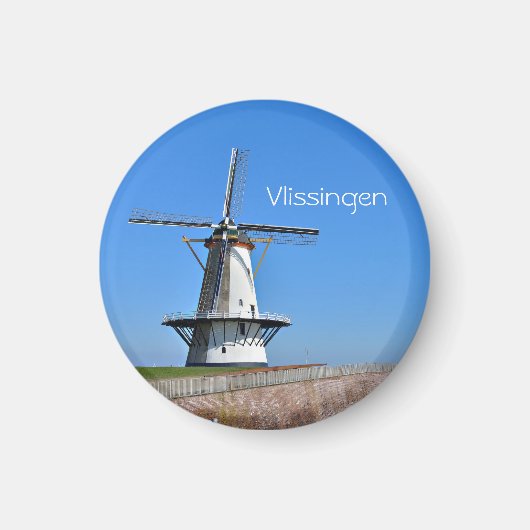 伝統的蘭風車 マグネット (正面)