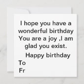 伝統的蝶タトゥー、ハッピーバースデー (裏面)