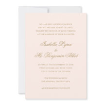 伝統的赤面ピンクエレガフォーマルントウェディング