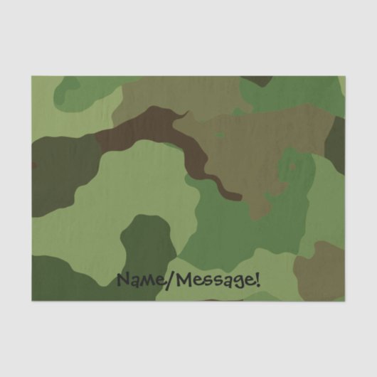伝統的軍隊偽装 薄葉紙 (正面)