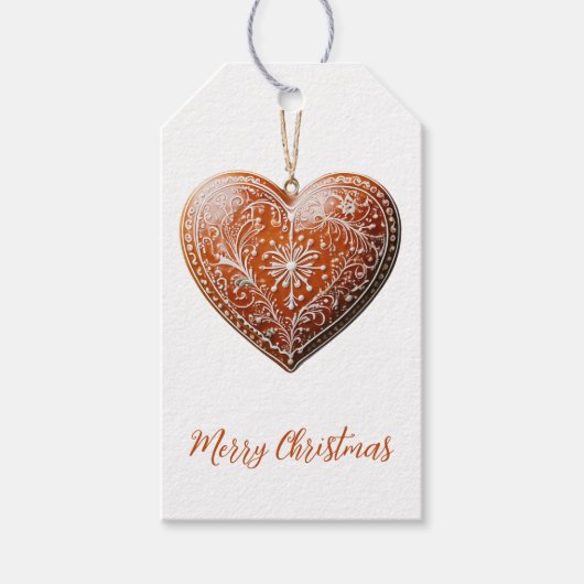 伝統的飾クリスマス ギフトタグ (正面)