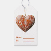 伝統的飾クリスマス ギフトタグ (裏面)