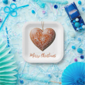 伝統的飾クリスマス ペーパープレート (パーティー)