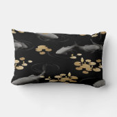 伝統的鯉の装飾用クッション ランバークッション (裏面)