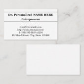 伝統的&クラシックプロフェッショナル名刺 名刺 (正面/裏面)