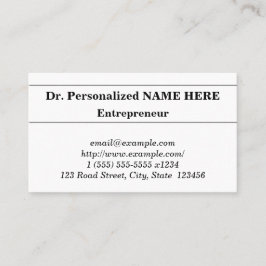 伝統的&クラシックプロフェッショナル名刺 名刺