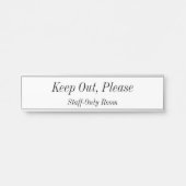 伝統的,クラシック「Out, Please保」サインアウト サインプレート (正面)