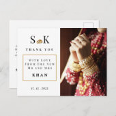 伝統的&シック写真インディアン結婚の皆様 ポストカード (正面/裏面)