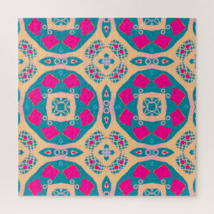 伝統的,ペルーのパッチワーク,タイル模様 ジグソーパズル