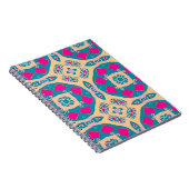 伝統的，ペルーのパッチワーク，タイル模様 ノートブック (右側)