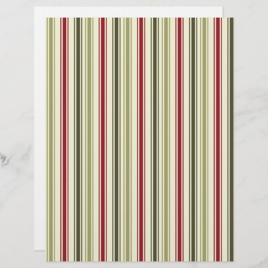 伝統的/ヴィンテージクリスマススクラップブック紙 (正面/裏面)