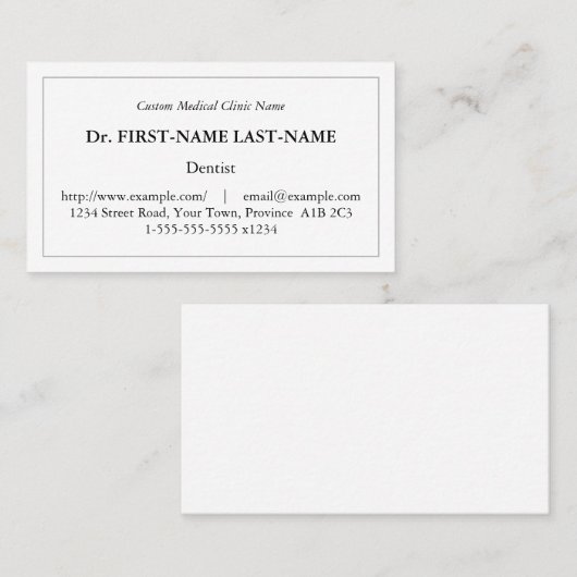 伝統的、ヴィンテージ、ノスタルジックな名刺 名刺 (正面/裏面)