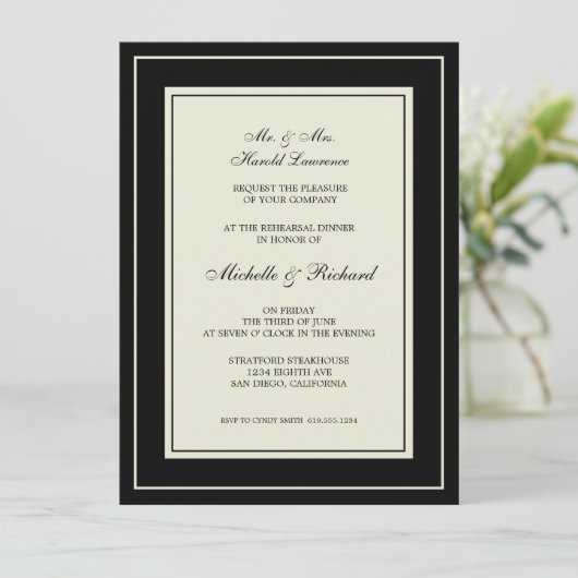 伝統的 招待状 (スタンド正面)