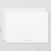 伝統的 招待状 (裏面)