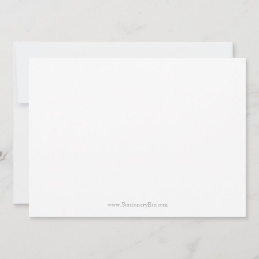 伝統的 招待状 (裏面)