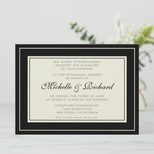 伝統的 招待状 (スタンド正面)