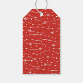 伝統的 – 明るい赤 – カスタマイズ可能なギフトラベル ギフトタグ (裏面)