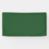 伝統的 – 濃い緑のバナー 横断幕 (横)