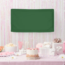 伝統的 – 濃い緑のバナー 横断幕