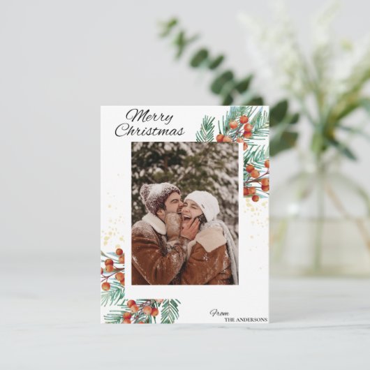 伝統的,素朴,海軍,赤,クリスマス,冬,改装 シーズンカード (スタンド正面)