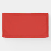 伝統的 – 鮮やかな赤のバナー 横断幕 (横)