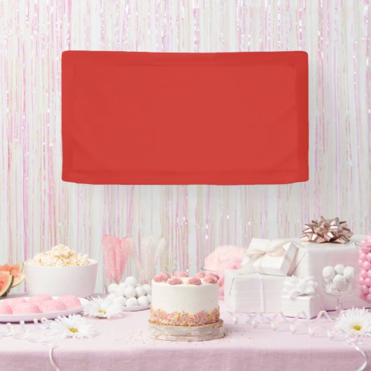 伝統的 – 鮮やかな赤のバナー 横断幕 (パーティー)