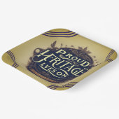 伝統誇りを持ったが住んでいる ペーパープレート (傾斜あり)