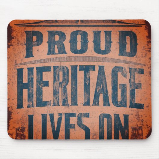 伝統誇りを持ったが住んでいる マウスパッド (正面)