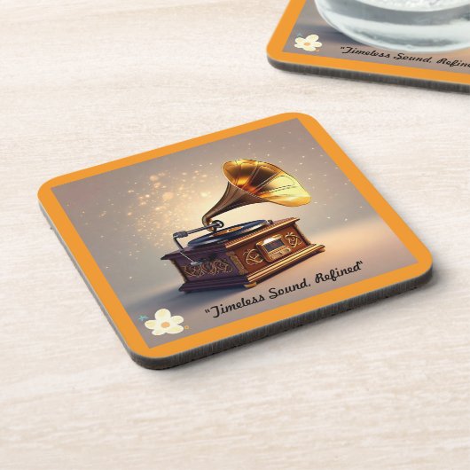 「伝統音質」 コースター (左側)