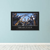 伝統：感動的引用文 キャンバスプリント (インサイチュ (ウッドフロア))