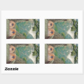 伝統 長方形シール (シート)